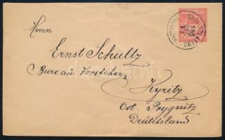 1905 10f díjjegyes boríték "NAGY-SZLATINA / TRENCSÉN M."