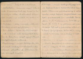 1941 Cserkész füzete, benne Horthy István halálhírének leírásával is néhány oldal szöveg