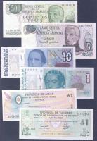Argentina 6db klf modern bankjegy T:I