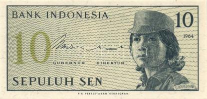 Indonézia 7db klf bankjegy T:I