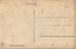 Brassó, Kronstadt, Brasov; Ujvári Lajos. Brassói Lapok / sitting man. photo (EK)