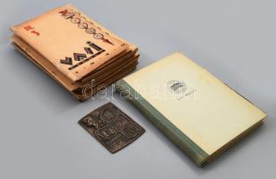 Vas megyei tétel, Vasi Szemle 5 db ca 1936, Dunántúli Szemle, 5 db ca 1942, Vas megye. Helytörténeti tanulmányok. Szerk.: Dr. Horváth Ferenc. Szombathely, 1958. Vasi napok 1958 plakett.