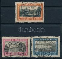 Németország Danzig 3 db bélyeg