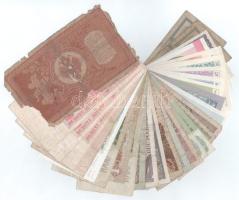 Vegyes, 30db-os külföldi bankjegytétel, közte Olaszország 1939. 10L (2x) T:vegyes