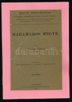 Nyegre László: Máramaros megye.     Bp. 1900. Pesti Könyvnyomda. 50 l. (Megyei Monográfiák. Magyarország Közgazdasági és közművelődési állapota. ) pótolt papírborítóban.