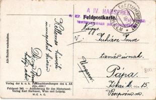 1917 A 4. hadsereg húsvéti üdvözlete / Ostergrüsse von der 4. Armee! / WWI K.u.k. Easter greeting ar...