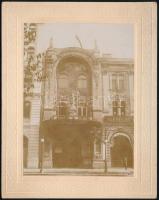 cca 1910 A nagymező utcai Orfeum fotója, fotó kartonon, 14x11 cm