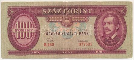 1957. 100Ft "B 460 077581" T:F,VG Adamo F29