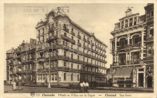 Ostend quay Hotel Paris and Osborne
