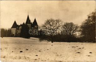 Tiszadob, Andrássy kastély télen. photo (EK)