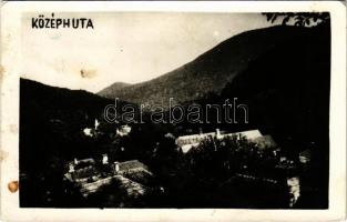 1938 Középhuta (Háromhuta), látkép. photo (fl)