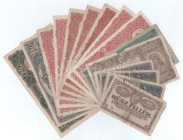 1920-1923. 20f-100K (15db, 7xklf) T:XF-G