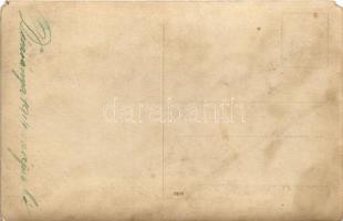 1914 Dévaványa, focisták 'DSC' feliratos mezben és sapkában, labdarúgás, csoportkép. photo...