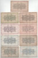 1946. 10.000AP-10.000.000AP (9db, 7xklf), közte 10.000.000AP vízjel nélkül (2x) T:F,VG