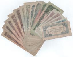 1944. 1P-100P "A Vöröshadsereg Parancsnoksága" (16db, 7xklf) T:F-G