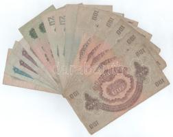 1944. 1P-100P "A Vöröshadsereg Parancsnoksága" (16db, 7xklf) T:F-G