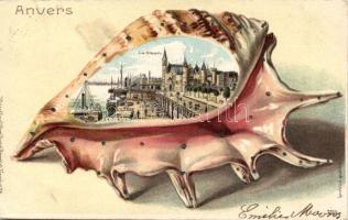 Antwerp dock Emb. litho (cut)