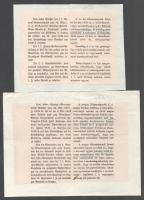 1850 Volt szabadságharcos katonák körözvényei: Daunburghi Eduard honvédőrnagy, Kollmann József ezredes