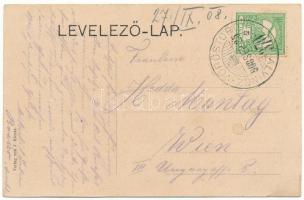 1908 Szászsebes, Mühlbach, Sebesul Sasesc, Sebes; Griechen Gasse / Görög utca. J. Hientz kiadása / U...