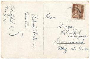 1944 Székelyhíd, Sacueni; református templom, római katolikus templom, Hősök szobra / Calvinist chur...