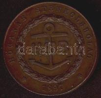 Svédország 1897. "Höganas Stenkolsbolag - Eric Ruuth" Br emlékérem T:2+