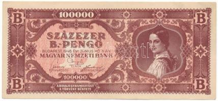 1946. 100.000BP T:F szép papír Adamo P36