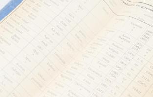 1904 Kimutatás az év I és II felében engedélyezett névváltoztatásokról vallási felekezet és állás fe...