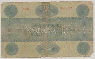 1919. 5K "MÁS TÖRVÉNYES...", "055 354.923" T:VG,G ragasztott
Adamo K8/1