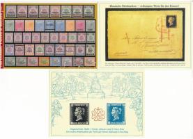 22 db MODERN motívum képeslap: bélyegek, postatörténet / 22 modern motive art postcards: stamps, pos...