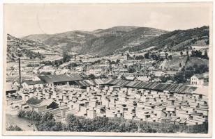 1943 Kisilva, Ilva Mica; Vedere generala / fűrésztelep, gőzfűrész / sawmill, forest industry