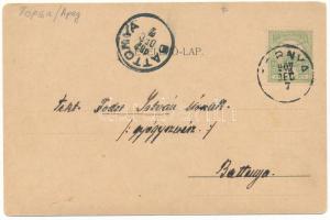 1907 Tornya, Turnu; Justh (korábban Marczibányi) kastély, 1938-ban lerombolták / castle, demolished ...