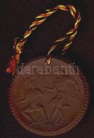 NSZK 1953. "Borfesztivál - Meissen" porcelán emlékérem T:2