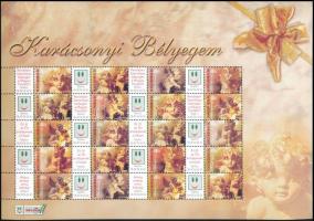 2004 Karácsonyi bélyegem - Angyalkák promóciós teljes ív sorszám nélkül (11.000)