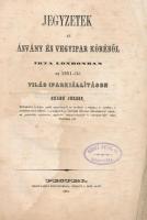 Szabó József: Jegyzetek az ásvány- és vegyipar köréből. Irta Londonban az 1851-iki világ iparkiállításon - - . Pest, 1853, Lukács László-ny., 2 sztl. lev.+ 65-160 p. Papírkötésben, viseltes, sérült borítóval, ázásnyomokkal, tulajdonosi bélyegzővel. (Ritka!)