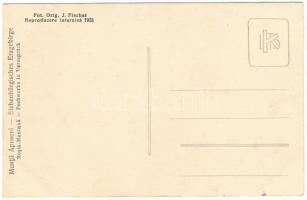 Verespatak, Rosia Montana; Pochwerke. Foto orig. J. Fischer / aranybánya, malom / gold mine, stamp m...