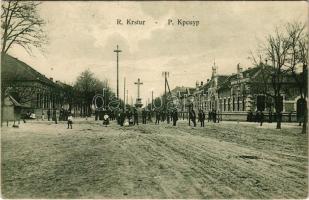 Bácskeresztúr, Oroszkeresztúr, Ruski Kerestur, Backi Krstur, Ruski Krstur; utcakép. J. Korell (Torza-Backa) / street view (EK)