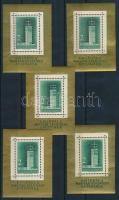 1958 Televízió 5 db blokk (90.000) / 5 x Mi 26 blocks