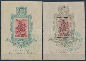 1938 Bethlen blokk pár elsőnapi bélyegzéssel (10.000)