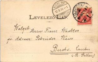 1901 Újvidék, Novi Sad; Petőfi utca. J. Singer kiadása / street view (EK)