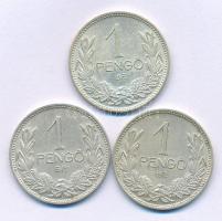 1939. 1P Ag (3x) T:AU,XF kis patina
Adamo P6