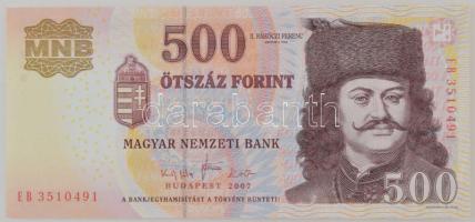 2007. 500Ft "EB 3510491" T:UNC,AU