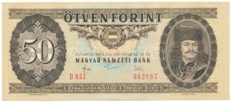 1983. 50Ft "D 051 062887" T:F szép papír Adamo F23