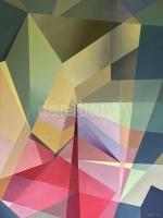 Csóka László (1967-): Omlásjelek, 2023. Olaj, vászon, jelezve jobbra lent: Csóka 23. 120x100 cm. Kiállítva: Gyál, Téli Tárlat, 2023.  KIZÁRÓLAG SZEMÉLYES ÁTVÉTEL, NEM POSTÁZZUK! / ONLY PERSONAL COLLECTION AT OUR OFFICE!