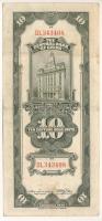 Kína 1930. 10CGU T:F szép papír China 1930. 10 Custons Gold Units C:F nice paper Krause P#327