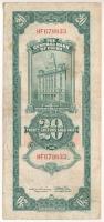 Kína 1930. 20CGU T:F China 1930. 20 Custons Gold Units C:F Krause P#328