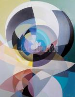 Csóka László (1967-): Maghasadás, 2024. Olaj, vászon, jelezve jobbra lent: Csóka 24. 80x100 cm.