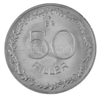1948. 50f Al rozettával, Artex-utánveret T:AU / Hungary 1948. 50 Fillér Artex-restrike C:AU Adamo F5