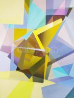 Csóka László (1967-): Labirintus, 2023. Olaj, vászon, jelezve jobbra lent: Csóka 23. 120x90 cm. Kiállítva: Dunaújvárosi Téli Tárlat, Kortárs Művészeti Intézet, 2023.  KIZÁRÓLAG SZEMÉLYES ÁTVÉTEL, NEM POSTÁZZUK! / ONLY PERSONAL COLLECTION AT OUR OFFICE!