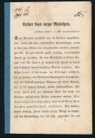 1854 Államkölcsön jegyzésére felszólító császári parancs magyarázata német nyelven 31p.