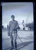 7 darab magyar királyi katonákat ábrázoló 6x9 cm-es fotónegatív